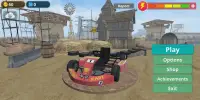 Racing Kart 3D: Гонка по пустыне Screen Shot 0