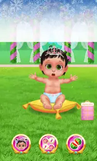 Ice Royal Princess Baby Care * Babysitting games * Screen Shot 2