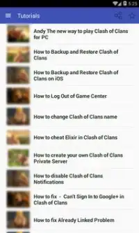 Guide for Clash of Clans Screen Shot 1