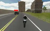 الشرطة دراجة نارية 3D Screen Shot 4