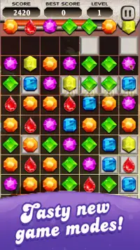 Jewels Star Crush - offline puzzle game Screen Shot 1