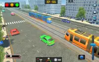 Gerçek Tramvay Sürüş Sim 2018: Şehir Tren Sürücüsü Screen Shot 1