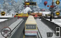 雪祭りの丘の観光バス Screen Shot 2
