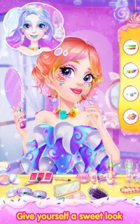 Sweet Princess Candy Makeup Screen Shot 1