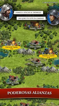 Lords & Knights – Medieval MMO Screen Shot 2