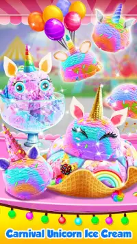 Unicorn Ice Cream Maker - Frozen Sweet Desserts Screen Shot 0