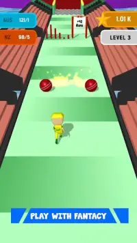 Cricket Run 3D - Running Game Screen Shot 1