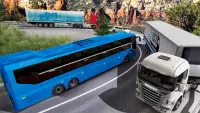 Modern Bus Simulator 3D:New Free Bus Parking Games Screen Shot 2