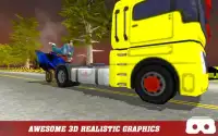 VR : Impossible 4x4 Stunt Traffic Driving Screen Shot 4