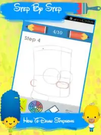 How To Draw The Simpsons Screen Shot 3