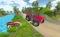 Real Tractor Trolley  Offroad Cargo 3d Game Screen Shot 2
