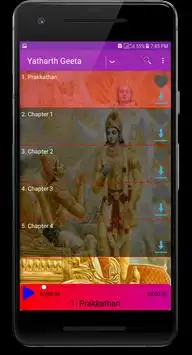 Hindi Gita Audio Full, Hare Krishna, Om Meditation Screen Shot 1