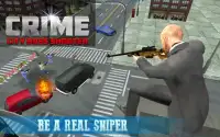 Sniper Pembunuh Kejahatan Kota Screen Shot 6