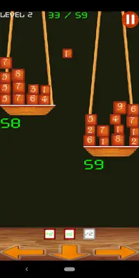 99 - Math Balance Game Screen Shot 2