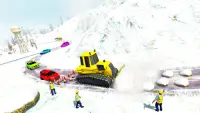 Snow Excavator Road Truck Game Screen Shot 1
