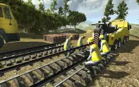 列車の建機クレーンシミュレータ17＆ビルダー3D Screen Shot 1