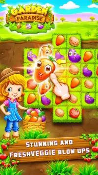 Garden Craze - Fruit Legend Match 3 Game Screen Shot 0