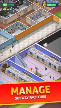 Idle Subway Maker Screen Shot 0