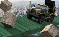 Impossible Tracks Army Truck Screen Shot 1