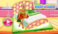 Princess Bed Cake Maker Game! Gâteaux de poupée Cu Screen Shot 0