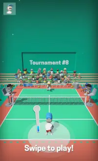 Mini Tennis tournament : sport game Screen Shot 0