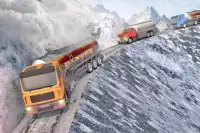 berg- stad olie- lading vrachtauto levering spel Screen Shot 4