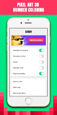 Pixel Art 3D Number Coloring Screen Shot 1