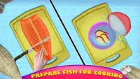 Cottura con bastoncini di pesce: cucina di frutti Screen Shot 2