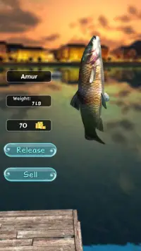 simulador 3D de talento de pesca final Screen Shot 1