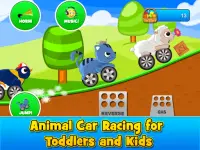 Animal Cars Kids Racing Game Screen Shot 5