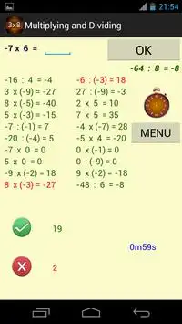 Multiplication and Div trial Screen Shot 3
