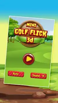 Mini Golf Flick 3D Free Screen Shot 6