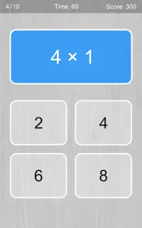 Multiplication Table Game Screen Shot 0