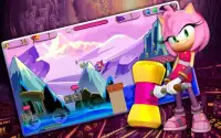 Super Amyrose : Cartoon Adventure Sonic Run & Jump Screen Shot 1