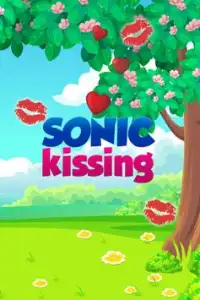 Sonic and Amy Kissing Game Screen Shot 0