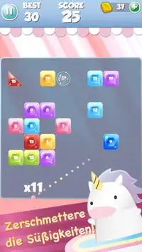 UNICORN SMASH - Candy Brick Breaker Ballz Screen Shot 0