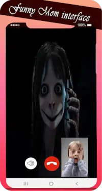 momo scary video call and chat simulation game Screen Shot 1