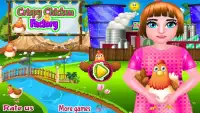 Crispy Chicken Factory-Factory Jeux pour enfants Screen Shot 0