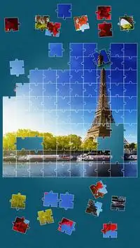 Eiffel Tower Jigsaw Puzzle Screen Shot 7