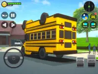 Juego De Autobús Escolar En 3D Screen Shot 9