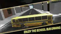 lái xe mô phỏng xe buýt trường học: lái xe thành p Screen Shot 3