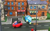 Cartoon Car Rampage Attack 3D Screen Shot 1