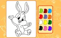 Coloring Games-Bunny Friends Screen Shot 13