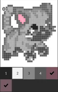 Colorier par numéros. Pixel art Screen Shot 5