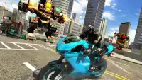 Panther Robot War: Superhelden-Verbrechen City Screen Shot 9