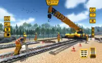 Indian Train Track Construction: Jogos de trem Screen Shot 1
