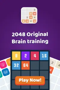 2048 Asli Puzzle Game Screen Shot 0