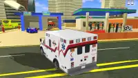 Ambulance Car Washing:Best Car Parking Game Screen Shot 1