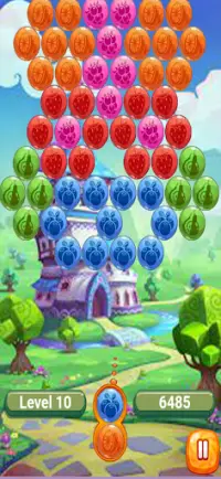 Bubble shooter games Screen Shot 1