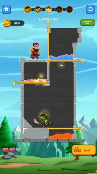 Hero Rescue Puzzle - Pull The Pin Save Girl Screen Shot 18